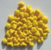50 7mm Opaque Yellow Drop Flowers